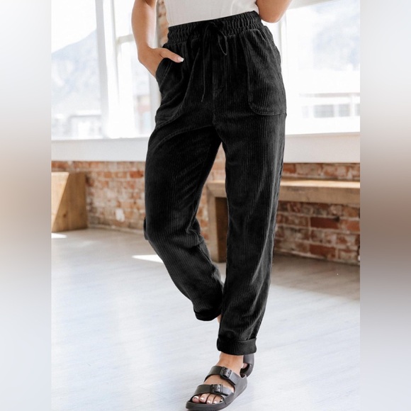 Drawstring Pants with Pockets - Picture 5 of 6